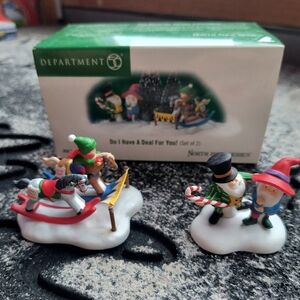 Department 56 North Pole Series Do I Have A Deal For You #56868 Decor